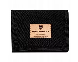 Portfele - Sportowy portfel męski na rzep — Peterson - grafika 1
