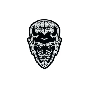 Patch Diablo 70mm x 90mm Biały - Odzież taktyczna i umundurowanie - miniaturka - grafika 1