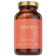 Suplementy naturalne - MyBestColostrum Kids, smak truskawkowy, 60 pastylek - miniaturka - grafika 1