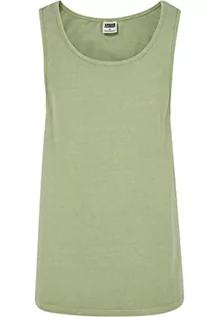 Koszulki męskie - Urban Classics Heavy Oversized Acid Wash Tank Top męski tank top czarny Basics, Streetwear, Vintage Green, M - grafika 1