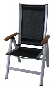 Rojaplast krzesło ASS COMFORT czarne - Fotele i krzesła ogrodowe - miniaturka - grafika 1