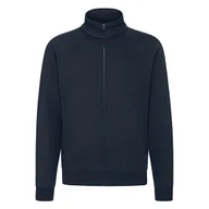 Bluzy męskie - Bluza męska Sweat Jacket Premium Fruit of the Loom - Ciemnogranatowy XXL - miniaturka - grafika 1