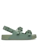 Sandały damskie - Melissa Sandały Melissa Cozy Sandal Ad 36895 Zielony - miniaturka - grafika 1