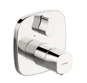 Baterie wannowe i prysznicowe - Hansa Living - Termostatyczna podtynkowa  bateria wannowa do obsługi dwóch wyjść wody, chrom 81149572 - miniaturka - grafika 1