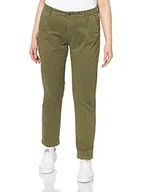 Spodnie damskie - Pepe Jeans Megan spodnie damskie, zielony, 25W Regular - miniaturka - grafika 1
