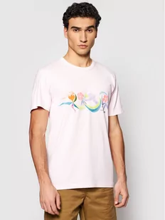 Vans T-Shirt CHRIS JOHANSON VN0A5EB5 Różowy Slim Fit - Koszulki męskie - miniaturka - grafika 1