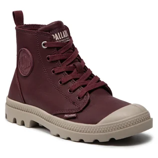 Botki damskie - Palladium Trapery Pampa Hi Zip Sl 97224-213-M Decadent Chocolate - grafika 1