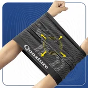 Czapki i chusty sportowe damskie - Komin narciarski Qunature 11230014002 bandana sportowa rozmiar uniwersalny - czarna - miniaturka - grafika 1