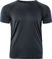 Koszulki męskie - Hi-Tec T-SHIRT MAVEN SKY CAPTAIN/BLACK L - miniaturka - grafika 1