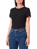 Koszulki i topy damskie - BOSS T-shirt damski, czarny, XS - miniaturka - grafika 1