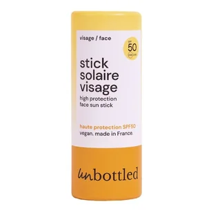 Unbottled - Sztyft Przeciwsłoneczny Do Twarzy - Spf50 - Sunscreen Stick Solaire Visage Spf50 - Dla Kobiet - Kremy do twarzy z filtrem - miniaturka - grafika 1