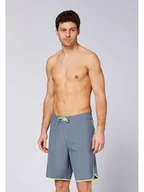 Kąpielówki męskie - Chiemsee Szorty kąpielowe w kolorze szarym - miniaturka - grafika 1