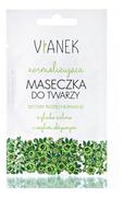 Maseczki do twarzy - Vianek NORMALIZUJĄCA MASECZKA DO TWARZY z glinką zieloną i węglem aktywnym 10g - miniaturka - grafika 1