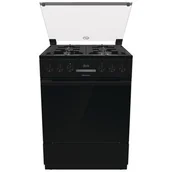 Kuchenki gazowo-elektryczne - Hisense HKS6D70BMPA - miniaturka - grafika 1