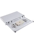 Pozostałe akcesoria sieciowe - ALANTEC Aicom przełącznica FO 19" 1U 24xSC simplex szara FOP-1U-24SCS-S - miniaturka - grafika 1