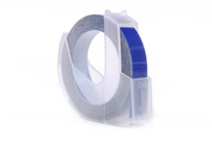 Taśma 3D JetWorld Zamiennik Dymo Białe na Niebieskim (do wytłaczania, emboss) 9mm x 3m (S0898140) (10szt.) - Etykiety do drukarek - miniaturka - grafika 1