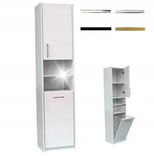 Szafka Łazienkowa stojąca z koszem szer. 40cm Producent Kod: 270K - Szafki łazienkowe - miniaturka - grafika 1