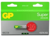 Baterie i akcesoria - Baterie alkaliczne AAA/LR03 GP Super Alkaline 24A21-DBV16 16 szt. - miniaturka - grafika 1