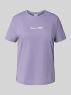 Koszulki i topy damskie - T-shirt o kroju regular fit z czystej bawełny - miniaturka - grafika 1