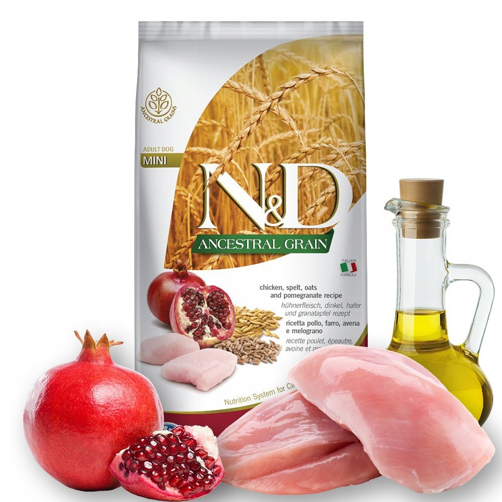 Farmina N&D Low Grain Chicken&Pomegrante Adult Mini 7 kg