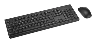 Kensington KM270 EQ klawiatura Dołączona myszka Biuro RF Wireless + Bluetooth QWERTY Skandynawia Czarny - Zestawy myszka + klawiatura - miniaturka - grafika 1