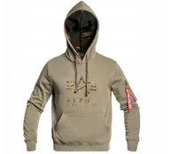 Bluzy męskie - Bluza z kapturem męska Alpha Industries Camo TPU Hoody rozmiar M - miniaturka - grafika 1