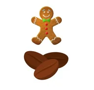 Cappuccino i kawy smakowe - Kawa Arabica mielona lub ziarnista smakowa piernikowa 200g - miniaturka - grafika 1