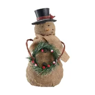 Ozdoby bożonarodzeniowe - Figurka Bałwanek 25 Cm Givre VILLA ITALIA - miniaturka - grafika 1