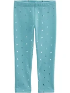 Spodenki dla niemowląt - carter's Legginsy w kolorze błękitnym - miniaturka - grafika 1