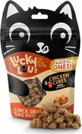 Przysmaki dla kotów - Lucky Lou Lucky Lou Lucky Ones Cubes Kurczak 80g - miniaturka - grafika 1