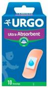 Apteczki i materiały opatrunkowe - Polfa LABORATORIA SP Z O.O URGO Ultra Absorbent plastry 10 sztuk - miniaturka - grafika 1