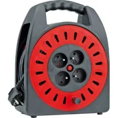 Przedłużacze i rozgałęźniki - Vorel Przedłużacz zwijany pvc 4-gniazda 30m 72573 - miniaturka - grafika 1