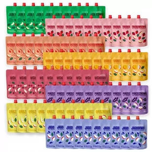 Owolovo Mix 8 smaków musów owocowych 200 g x 80 sztuk - Koncentraty warzywne, przeciery - miniaturka - grafika 1