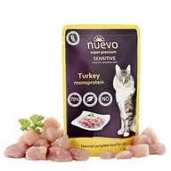 Mokra karma dla kotów - Nuevo cat saszetka SENSITIVE INDYK - miniaturka - grafika 1