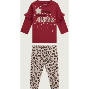 Guess Komplet Slim Fit - Dresy i komplety dla dziewczynek - miniaturka - grafika 1