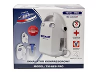 Inhalatory i akcesoria - Inhalator nebulizator dzieci dorośli Tech Med Pro - miniaturka - grafika 1