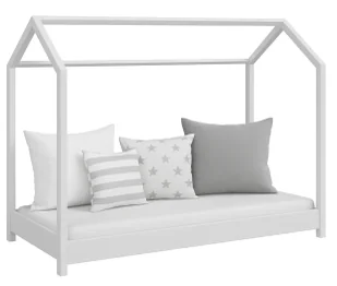 Białe łóżko dziecięce typu domek 80x180 G8-D40 - Łóżka dla dzieci i młodzieży - miniaturka - grafika 1
