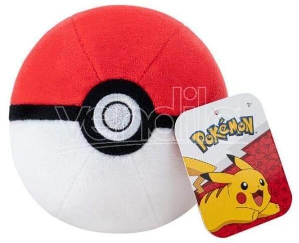 POKEMON PLUSH 10 CM POKEBALL ASS CDU