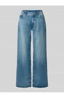 Spodnie damskie - Jeansy o kroju baggy fit z czystej bawełny model GAMALA - Hugo Blue - miniaturka - grafika 1