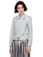 Kurtki damskie - Armani Exchange Damska kurtka motocyklowa, High Rise, M - miniaturka - grafika 1