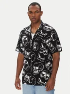 Koszule męskie - DC Koszula ADYWT03115 Czarny Regular Fit - miniaturka - grafika 1