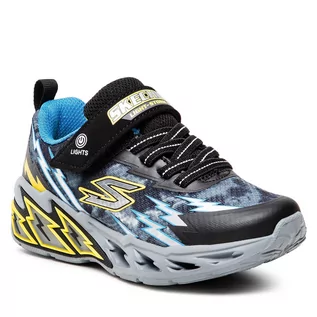 Sneakersy damskie - SKECHERS Sneakersy Light Storm 2.0 400150L/BKBL Black/Blue - grafika 1