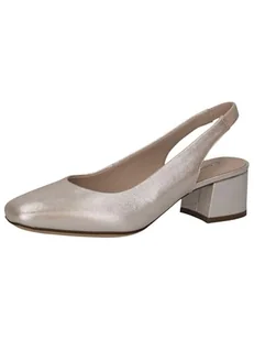 Caprice Damskie czółenka 9-29500-42, szarobrązowe metalowe, 37 EU, taupe Metallic, 37 eu - Czółenka - miniaturka - grafika 1