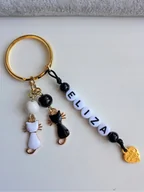 Breloki - Brelok Breloczek Do Kluczy Kot Koty Imię - miniaturka - grafika 1