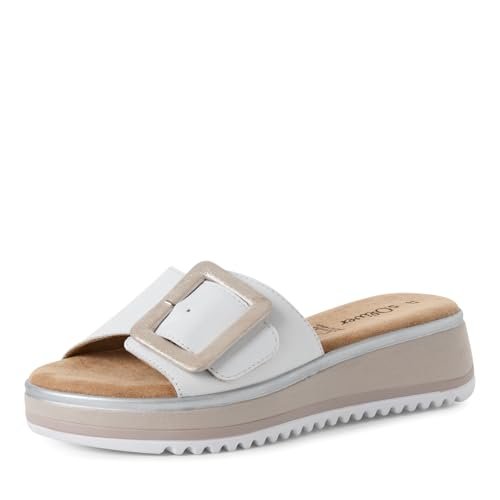 s.Oliver Klapki damskie 5-27203-44, White Nappa, 40 EU