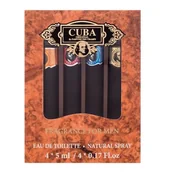 Zestawy kosmetyków męskich - SET MINIATUR CUBA ORIGINAL Coffret EDT spray 4x5ml - miniaturka - grafika 1