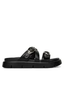 Klapki i japonki damskie - Badura Klapki CHAMOMILE-7Y002 Czarny - miniaturka - grafika 1