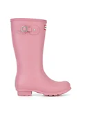 Buty dla dziewczynek - Hunter Kalosze JFT6000RMA-PGP Różowy - miniaturka - grafika 1