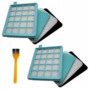 2 x Filtry filtr do odkurzacza PHILIPS PowerPro Active Compact - Filtry do odkurzaczy - miniaturka - grafika 1