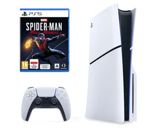 Sony PlayStation 5 Slim + Spider-Man Miles Morales - Konsole Playstation - miniaturka - grafika 1